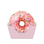 SUPORTE DE DONUTS CONSUMO ROSA - 50 UNIDADES