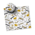 PAPEL BARREIRA GORDURA PREMIUM PARA LANCHE BLACK YELOW 40x38CM - 400 UNIDADES