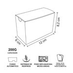 CAIXA PARA BATATA FRITA DELIVERY BLACK YELLOW - 50 UNIDADES