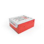 CAIXA PARA FRITURAS DELIVERY GRANDE RED GOURMET - 50 UNIDADES