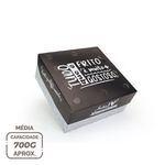 CAIXA PARA FRITURAS DELIVERY MÉDIA BLACK GOURMET - 50 UNIDADES