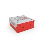 CAIXA PARA FRITURAS DELIVERY MÉDIA RED GOURMET - 50 UNIDADES