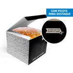 CAIXA LANCHE HAMBURGUER EXTRA GRANDE BLACK GOUMERT - 50 UNIDADES