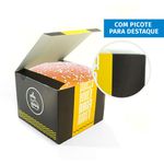 CAIXA LANCHE HAMBURGUER EXTRA GRANDE BLACK YELLOW- 50 UNIDADES