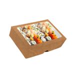 CAIXA MULTIUSO COM VISOR KRAFT 200x140x55 CM - 10 UNIDADES