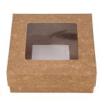 CAIXA 4 BOMBOM PREMIUM C/ VISOR KRAFT 105X105X40 - 10 UNIDADES 