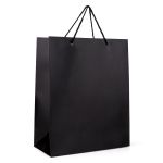 SACOLA PRESENTE TRIPLEX NYLON PRETA 260X120X320 - 06 UNIDADES 