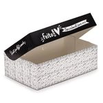 CAIXA PARA FRITURAS DELIVERY EXTRA GRANDE BLACK GOURMET - 50 UNIDADES