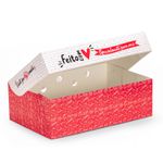 CAIXA PARA FRITURAS DELIVERY EXTRA GRANDE RED GOURMET - 50 UNIDADES