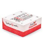 CAIXA PARA FRITURAS DELIVERY MÉDIA RED GOURMET - 50 UNIDADES