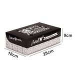 CAIXA PARA FRITURAS DELIVERY EXTRA GRANDE BLACK GOURMET - 50 UNIDADES