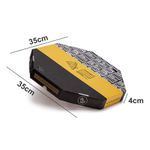 CAIXA PIZZA 35 CM BLACK YELLOW - 10 UNIDADES