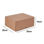 CAIXA ENVIO KRAFT 200X200X100 - 10 UNIDADES