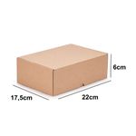 CAIXA ENVIO KRAFT 220X175X60 - 10 UNIDADES