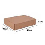 CAIXA ENVIO KRAFT 240x160x50 - 25 UNIDADES