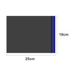 ENVELOPE CINZA C/ ABA DE COLA 19x25 - 500 UNIDADES
