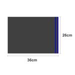 ENVELOPE CINZA C/ ABA DE COLA 26x36 - 500 UNIDADES