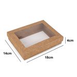 CAIXA 12 BOMBOM PREMIUM C/ VISOR KRAFT 180x140x40 - 10 UNIDADES 
