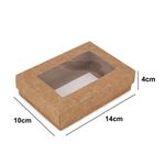 CAIXA 6 BOMBOM PREMIUM C/ VISOR KRAFT 145X100X40 - 10 UNIDADES 