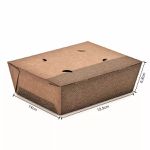 MARMITA COLADA CONJUGADA 1600 ML KRAFT - 25 UNIDADES 