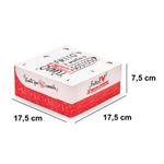 CAIXA PARA FRITURAS DELIVERY MÉDIA RED GOURMET - 50 UNIDADES