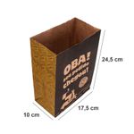SACO KRAFT DELIVERY OBA SEU PEDIDO CHEGOU - TAMANHO P | 50 UNIDADES