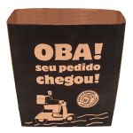 SACO KRAFT DELIVERY OBA SEU PEDIDO CHEGOU - TAMANHO G | 50 UNIDADES