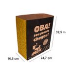 SACO KRAFT DELIVERY OBA SEU PEDIDO CHEGOU - TAMANHO G | 50 UNIDADES