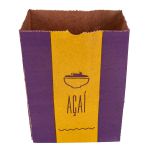 SACO KRAFT DELIVERY AÇAI - TAMANHO P | 50 UNIDADES