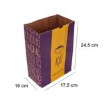 SACO KRAFT DELIVERY AÇAI - TAMANHO P | 50 UNIDADES