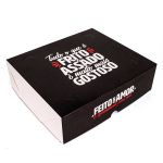 EMBALAGEM CAIXA SALGADOS PEQUENA BLACK GOURMET - 10 Unidades