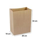 SACO KRAFT G2 (26X18X32CM) PERSONALIZADO EXPRESS - 50 UNIDADES 