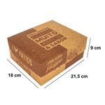 CAIXA PARA FRITURAS DELIVERY GRANDE KRAFT GOURMET - 50 UNIDADES