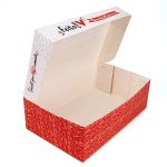 CAIXA PARA FRITURAS DELIVERY GRANDE RED GOURMET - 50 UNIDADES