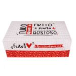 CAIXA PARA FRITURAS DELIVERY GRANDE RED GOURMET - 50 UNIDADES