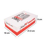 CAIXA PARA FRITURAS DELIVERY GRANDE RED GOURMET - 50 UNIDADES