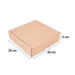 CAIXA ENVIO KRAFT 200X200X50 PERSONALIZE FÁCIL - 25 UNIDADES