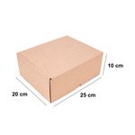 CAIXA ENVIO KRAFT 250X200X100 PERSONALIZE FÁCIL - 10 UNIDADES