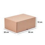 CAIXA ENVIO KRAFT 300x200x12 - 10 UNIDADES