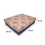 CAIXA P/ BOLO - 52X43X12 - ARABESCO FLORAL AZUL - BL 07