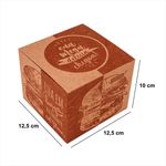 CAIXA LANCHE HAMBURGUER EXTRA GRANDE KRAFT GOURMET- 50 UNIDADES