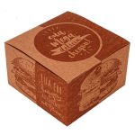 CAIXA LANCHE HAMBURGUER GRANDE KRAFT GOURMET- 50 UNIDADES