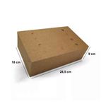 CAIXA PARA FRITURAS DELIVERY EXTRA GRANDE KRAFT - 50 UNIDADES