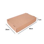 EMBALAGEM CAIXA KRAFT GRANDE 40X25X7 - 10 UNIDADES