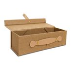 CAIXA PRESENTE COM IMA E ALÇA PU KRAFT 335X110X100- 1 UNIDADE