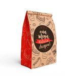 SACO KRAFT DELIVERY FEITO NO CAPRICHO - TAMANHO GG | 50 UNIDADES