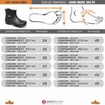 Bota Light Boot Preto BB85 Soft Works Bota De Segurança Epi Antiderrapante