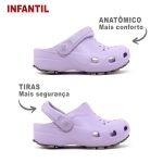 Babuche Infantil Ameixa BB31 Soft Works Antiderrapante