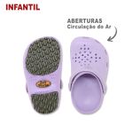 Babuche Infantil Ameixa BB31 Soft Works Antiderrapante