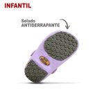 Babuche Infantil Ameixa BB31 Soft Works Antiderrapante